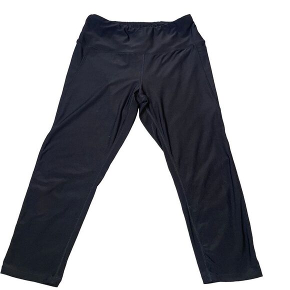 Jockey brand SZ M clack stretch capri yoga pants - Picture 3 of 9